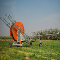 Farm Travelling Irrigator/Agriculture irrigation Equipment Aquajet hose reel irrigation for middle size farmland